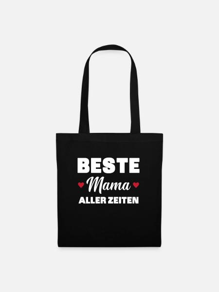 Beste Mutter aller Zeiten - Stoffbeutel - Schwarz