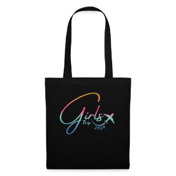 Week-end des filles Voyage Femmes Filles 2024 - Sac en tissu - noir - Devant