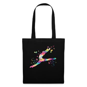 Ballet Danseur Colorsplash Man Ballerino - Sac en tissu - noir - Devant