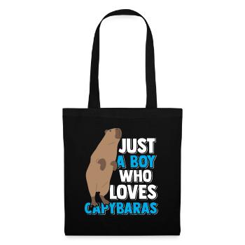 Capybara Rodent Capybara Funny - Tote Bag - black - Front