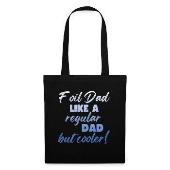 Foil Dad Wing Foil Wingsurfing Foil Wing - Tote Bag - black - Front