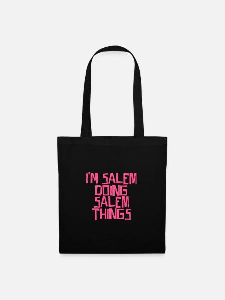 I'm Salem doing Salem things - Stoffbeutel - Schwarz