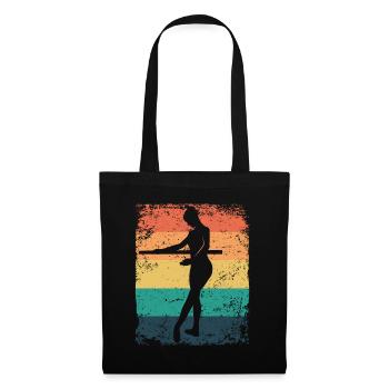 Ballet Dancer Vintage Woman Ballerina - Tote Bag - black - Front