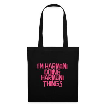 I'm Harmoni doing Harmoni things - Stoffbeutel - Schwarz - Vorne
