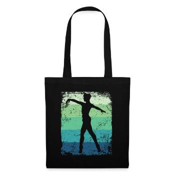 Ballet Dancer Vintage Man Ballerino - Tote Bag - black - Front