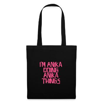 I'm Anika doing Anika things - Tote Bag - black - Front
