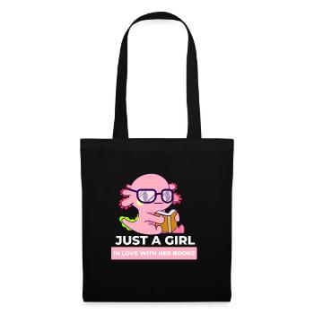 Reading For Girls - Juste une fille amoureuse d’elle - Sac en tissu - noir - Devant