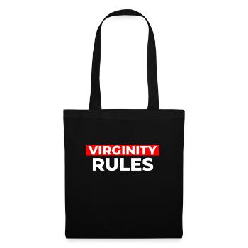 Église chrétienne - Règles de virginité - Sac en tissu - noir - Devant
