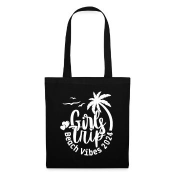 Girl Weekend Girls Trip Beach Vibes 2024 - Tote Bag - black - Front