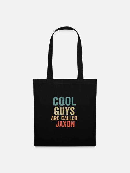 Cool guys are called Jaxon - Stoffbeutel - Schwarz