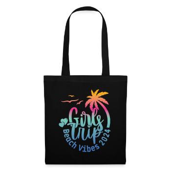 Girl Weekend Girls Trip Beach Vibes 2024 - Tote Bag - black - Front