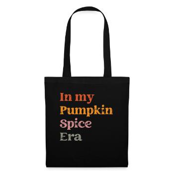 Groovy à l’époque de mes épices à la citrouille - Sac en tissu - noir - Devant