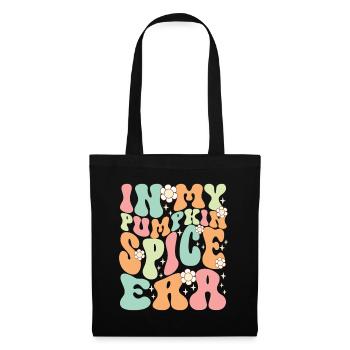 Groovy à l’époque de mes épices à la citrouille - Sac en tissu - noir - Devant