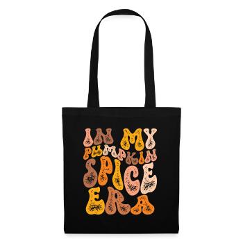 Groovy à l’époque de mes épices à la citrouille - Sac en tissu - noir - Devant