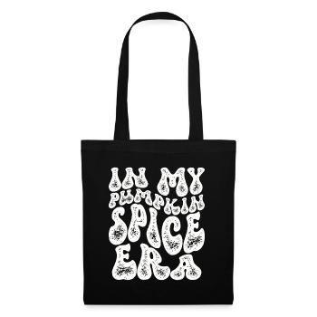 Groovy à l’époque de mes épices à la citrouille - Sac en tissu - noir - Devant