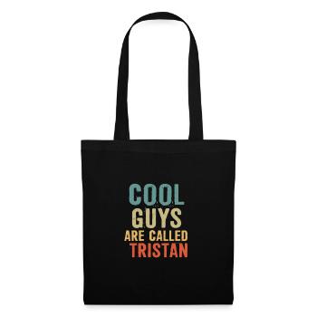 Les mecs cool s’appellent tristan - Sac en tissu - noir - Devant