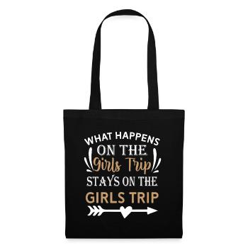 Que se passe-t-il lors du voyage des filles - Sac en tissu - noir - Devant