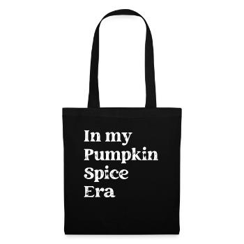 Groovy à l’époque de mes épices à la citrouille - Sac en tissu - noir - Devant