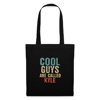 Les mecs cool s’appellent kyle - Sac en tissu - noir - Devant