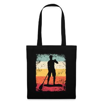 Stand Up Paddling Stand Up Board Sup - Tote Bag - black - Front