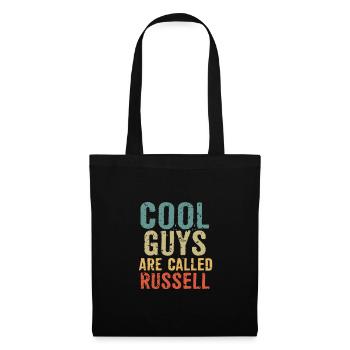 Les mecs cool s’appellent russell - Sac en tissu - noir - Devant