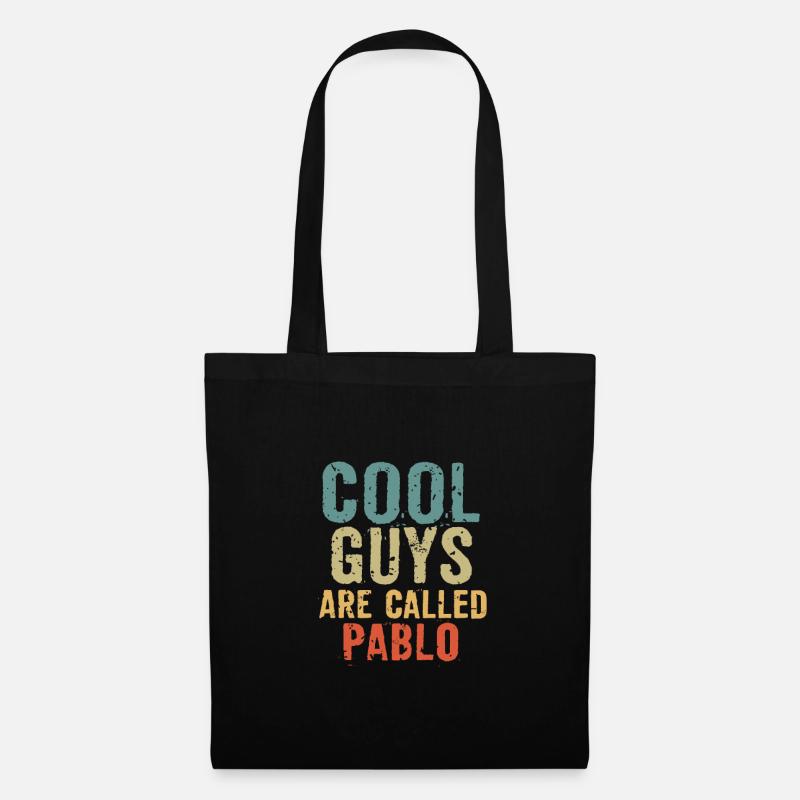 Cool guys are called pablo - Tote Bag - black