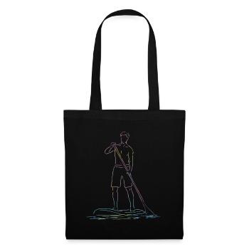 Stand Up Paddling Stand Up Board Sup - Tote Bag - black - Front