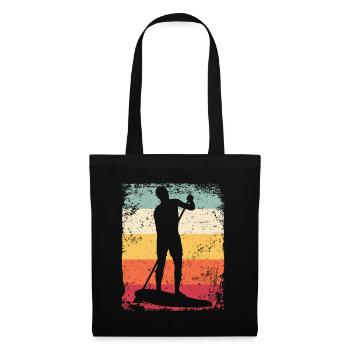 Stand Up Paddling Stand Up Board Sup - Tote Bag - black - Front
