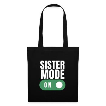 Siblings - Im the big sister bear - Tote Bag - black - Front
