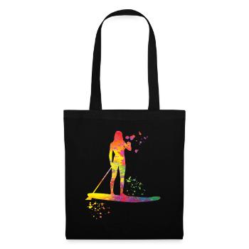 Stand Up Paddling Stand Up Board Sup - Tote Bag - black - Front