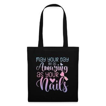 May Your Day Be As Amazing - Stoffbeutel - Schwarz - Vorne