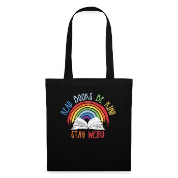 Reading Books Friendly Being Crazy Reading - Tote Bag - black - Front
