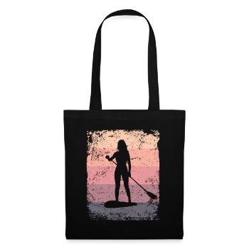 Stand Up Paddling Stand Up Board Sup - Tote Bag - black - Front