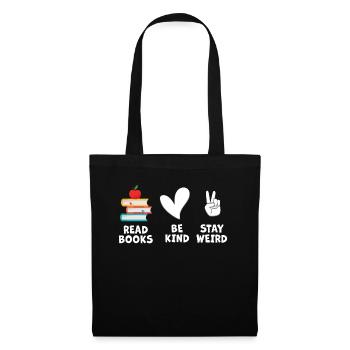 Reading Books Friendly Being Crazy Reading - Tote Bag - black - Front