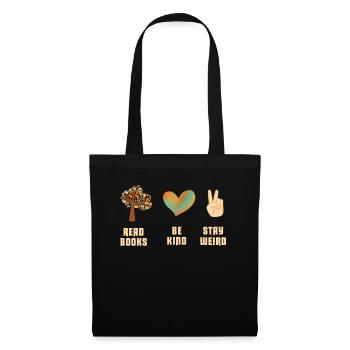 Reading Books Friendly Being Crazy Reading - Tote Bag - black - Front