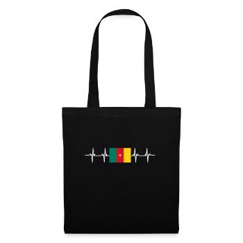 African Flag - Cameroon - Tote Bag - black - Front