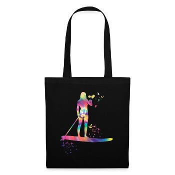 Stand Up Paddling Stand Up Board Sup - Tote Bag - black - Front