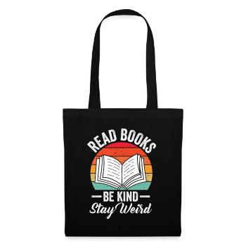 Reading Books Friendly Being Crazy Reading - Tote Bag - black - Front