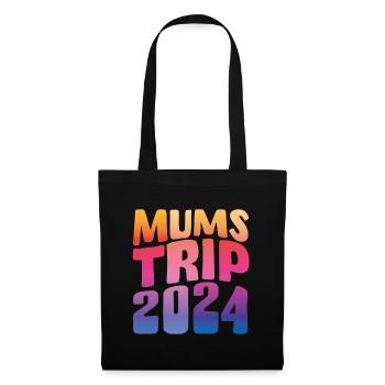 Voyage des mamans 2024 - Sac en tissu - noir - Devant