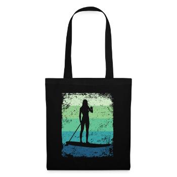 Stand Up Paddling Stand Up Board Sup - Tote Bag - black - Front