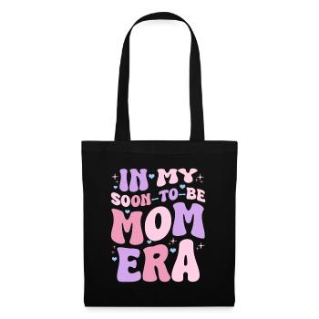 Maman Enceinte Grossesse - Sac en tissu - noir - Devant