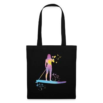 Stand Up Paddling Stand Up Board Sup - Tote Bag - black - Front