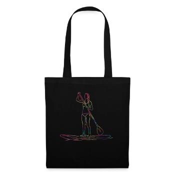 Stand Up Paddling Stand Up Board Sup - Tote Bag - black - Front