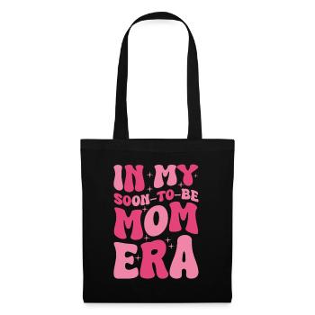 Maman Enceinte Grossesse Fille - Sac en tissu - noir - Devant