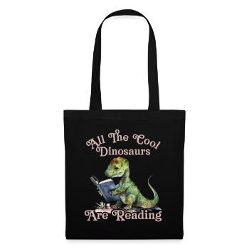 Alle Coolen dinosaurier Lesen Kids - Stoffbeutel - Schwarz - Vorne