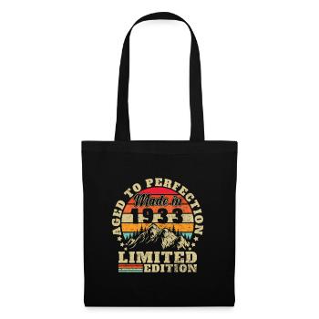 Vintage 1933 Vintage cadeau d’anniversaire rétro - Sac en tissu - noir - Devant