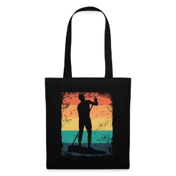 Stand Up Paddling Stand Up Board Sup - Tote Bag - black - Front