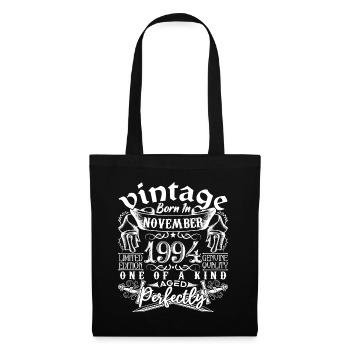 1994 November 1994 Anniversary November 1994 - Tote Bag - black - Front