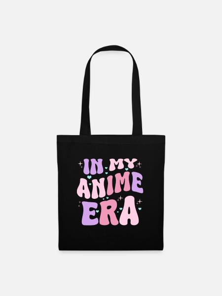 Anime Cosplay Otaku Japan Retro - Stoffbeutel - Schwarz