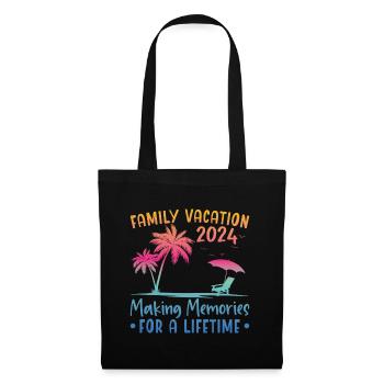 Family Vacation Creating Memories - Tote Bag - black - Front